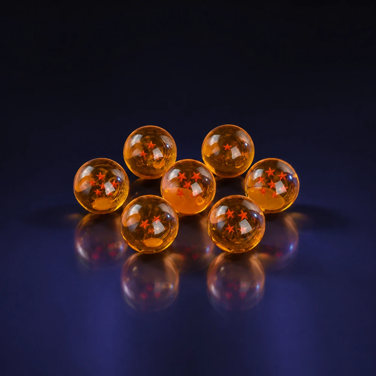 Dragon Ball 4.3CM Balls Color Box Packaging Set of 7