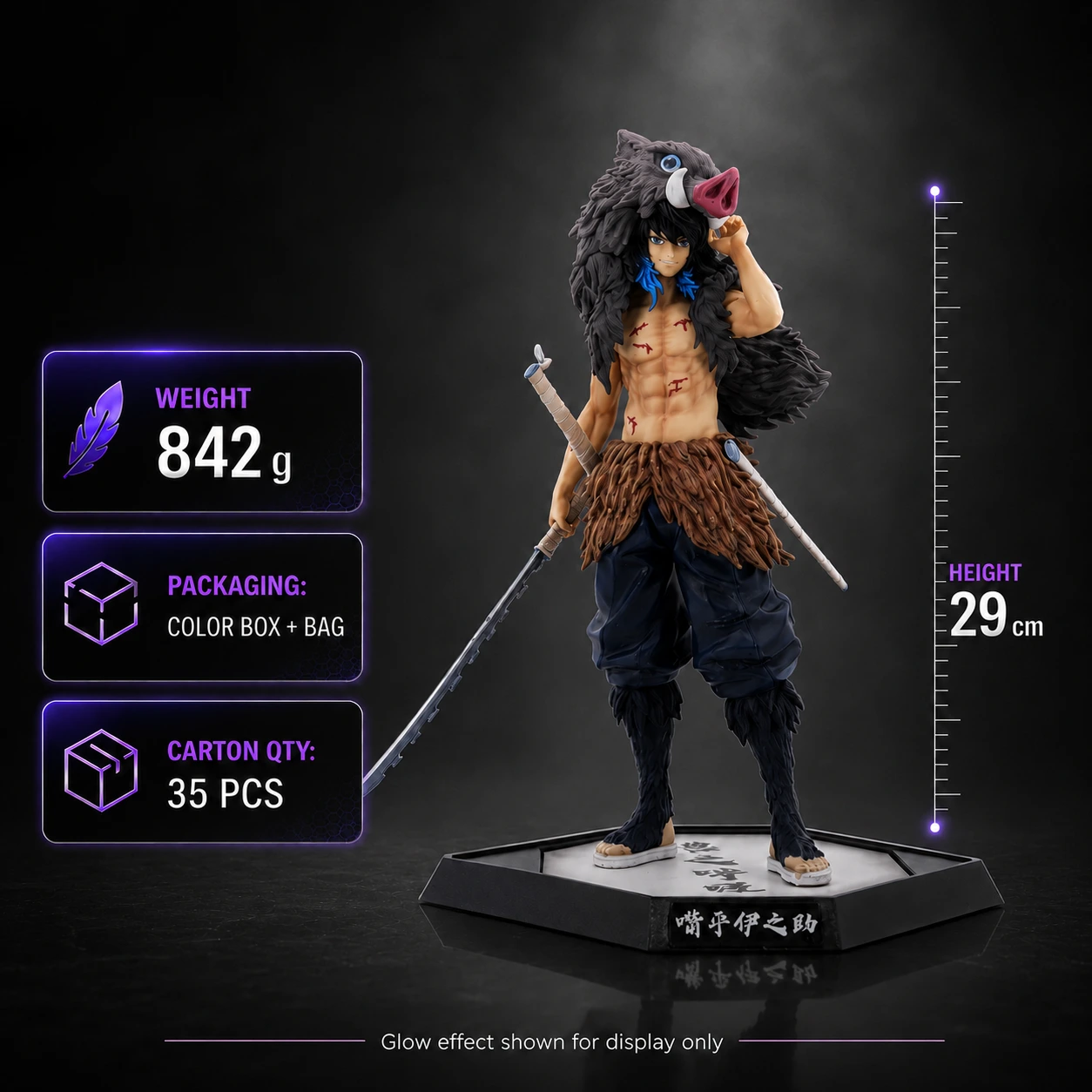 Large Standing Demon Slayer - Inosuke