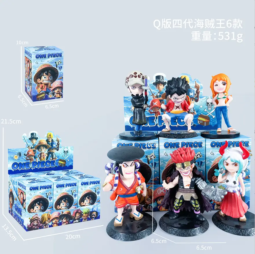 Chibi Four Generations One Piece - 6 Styles