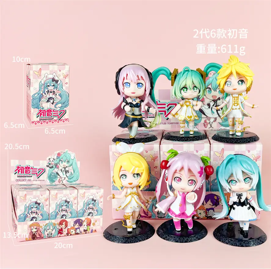 Chibi 2nd Gen 6 Styles Hatsune Miku