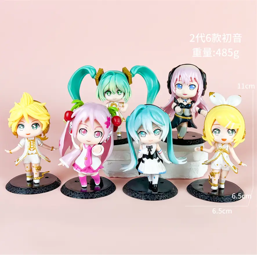Chibi 2nd Gen 6 Styles Hatsune Miku