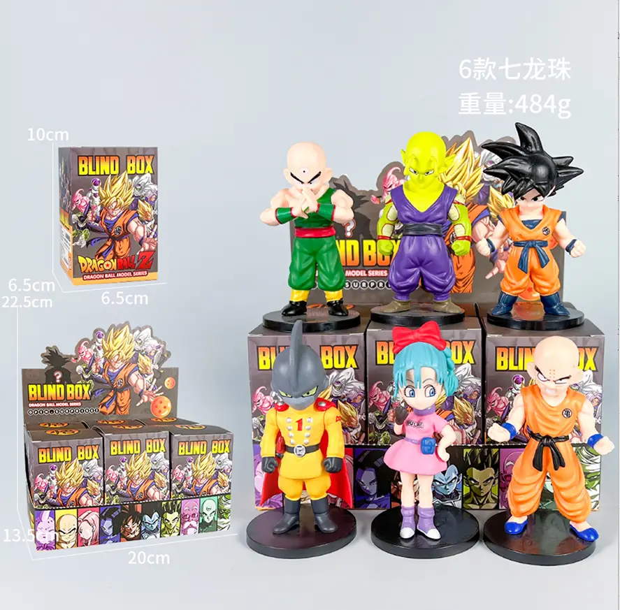 Chibi Krillin Dragon Ball 6 Styles