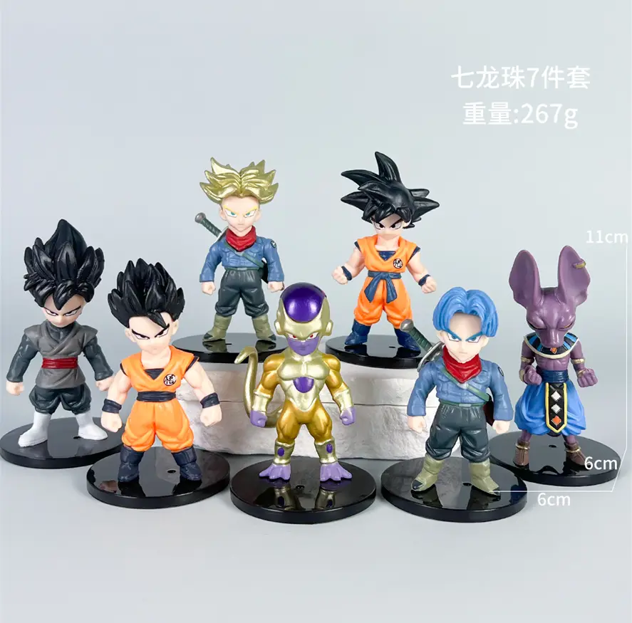 Chibi Beerus Dragon Ball 7 Styles