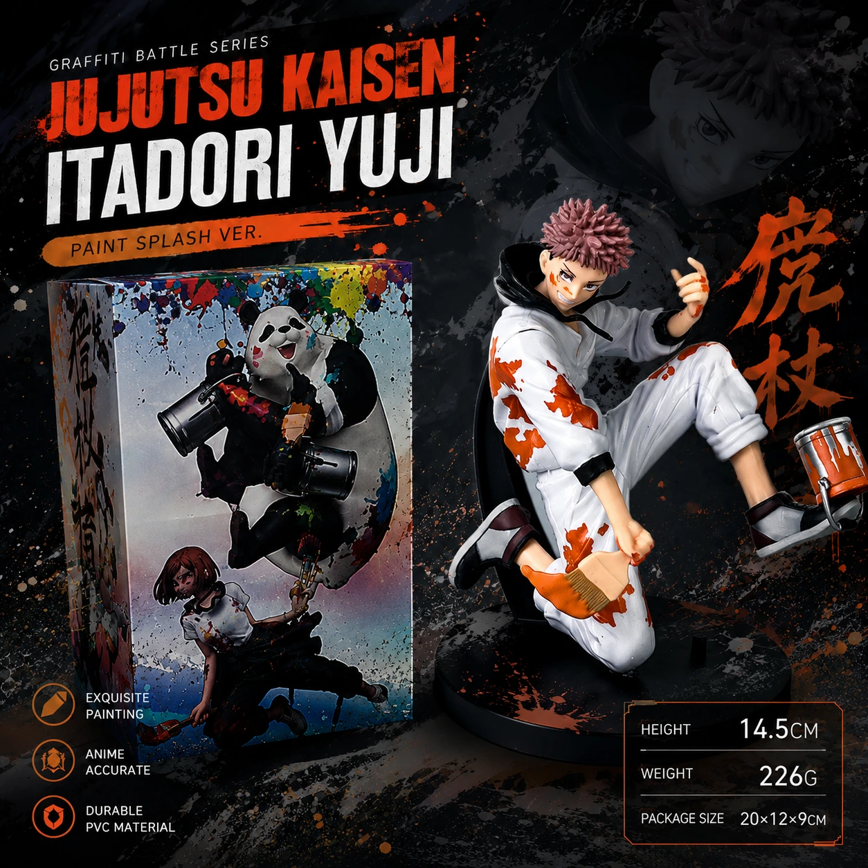 Jujutsu Kaisen Graffiti Battle – Yuji Itadori Figure Youth Birthday Gift Wholesale Toy