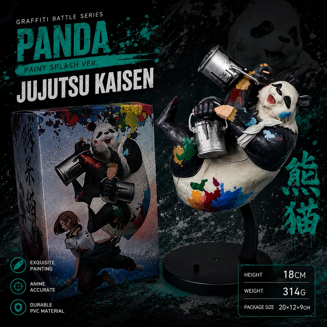 Jujutsu Kaisen Graffiti Battle - Panda Model Young Boy Birthday Gift Wholesale Toy