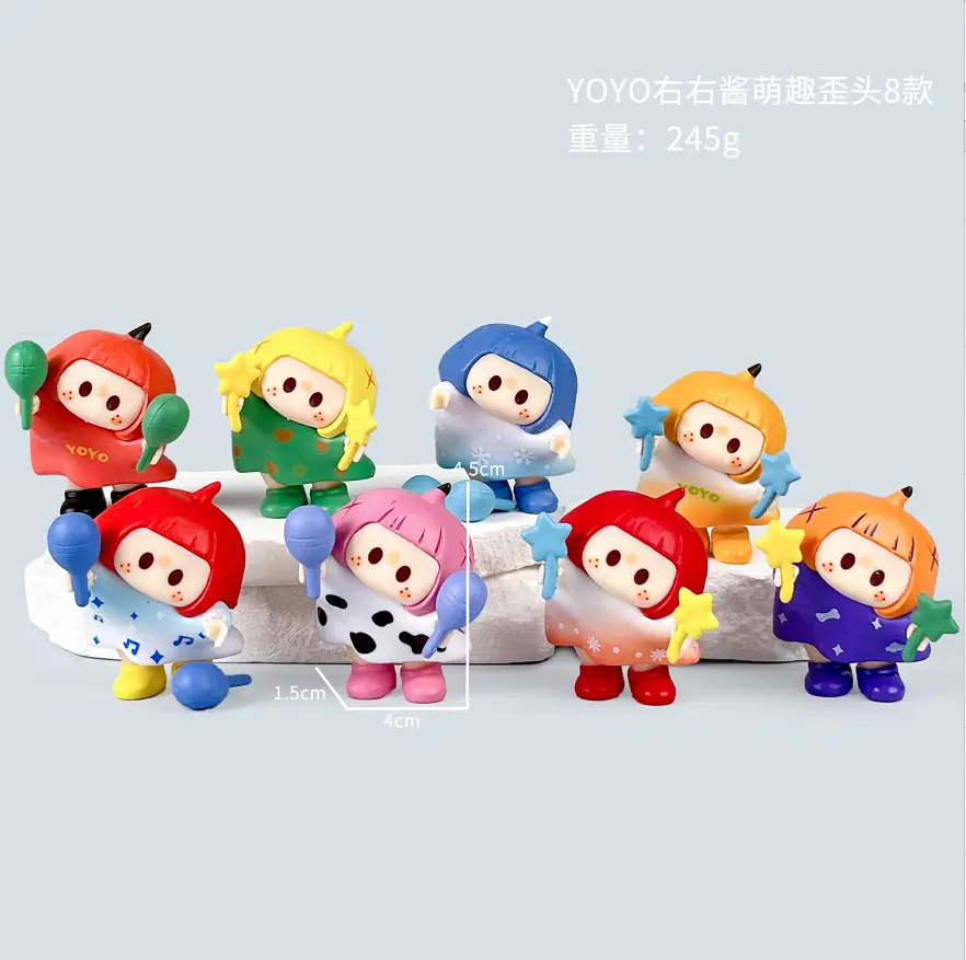 YOYO右右酱萌趣歪头8款